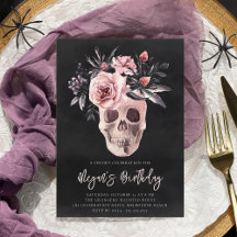 Floral Skull Halloween Party