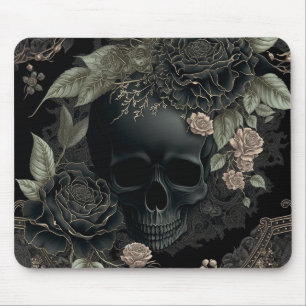 Floral Skull Mousepad