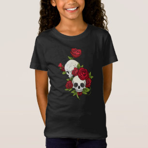 Floral Skulls Dia de los Muertos Shirt