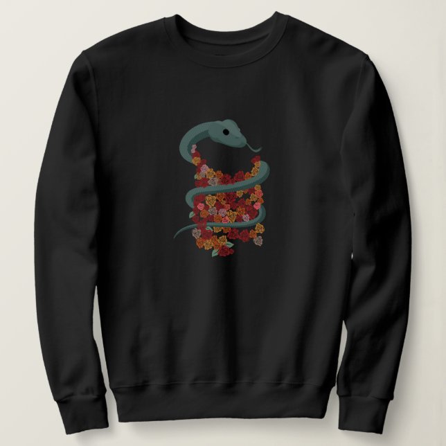 Floral Snake Wrap Sweatshirt (Design vorne)