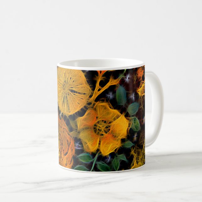Floral Sparks Kaffeetasse (VorderseiteRechts)