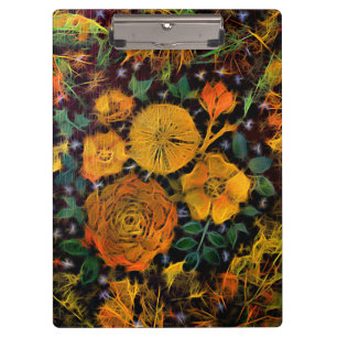 Floral Sparks Klemmbrett