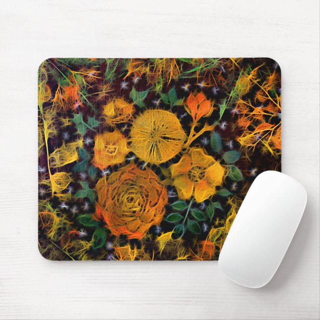 Floral Sparks Mousepad (Mit Mouse)
