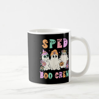 Floral Sped Boo Crew Halloween Ghost Special Kaffeetasse