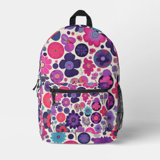 Floral Sphere Bedruckter Rucksack