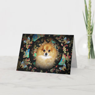 Floral Spitz Birthday Karte