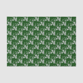 Floral Spray Style 1,Green-White-TISSUE-WRAP-PAPIE Seidenpapier