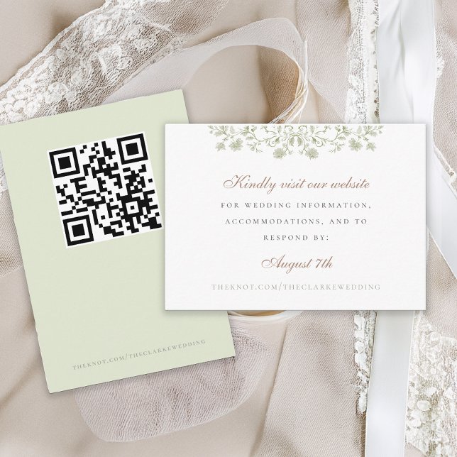 Floral Spring Chinoiserie Einschließung Karte (Von Creator hochgeladen)