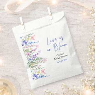 Floral Spring Love is in Bloom Bridal Shower  Geschenktütchen