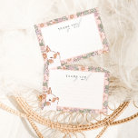 Floral Spring Ostermädchen Dankeschön Karte<br><div class="desc">Feiern Sie mit diesem bezaubernden Geburtstag zum Ostern ein besonderes Erlebnis - mit den Dankeschön-Karten - das perfekte Aushängeschild für Ihre Gäste. Dieses Design ist vollständig anpassbar und kann bearbeitet werden,  um jede Feier widerzuspiegeln!</div>
