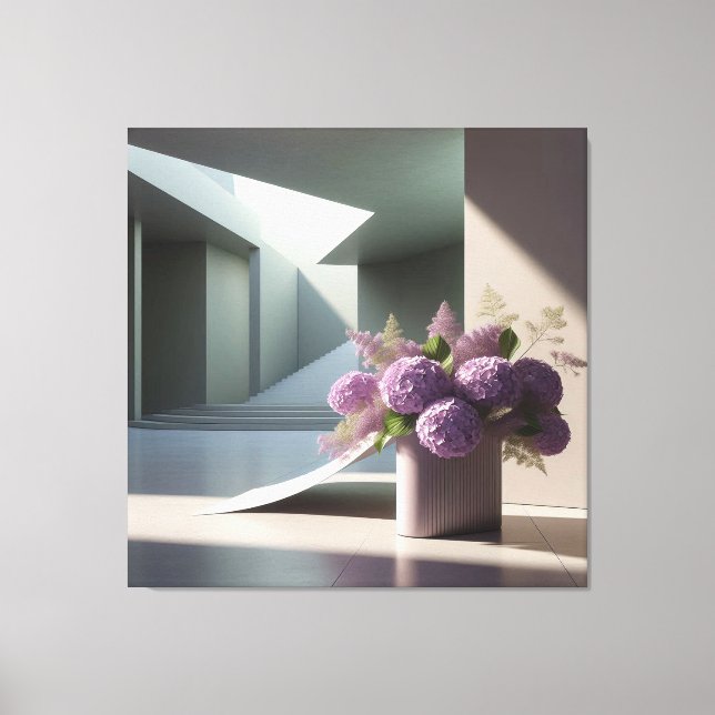 Floral Staircase Composition  Leinwanddruck (Vorderseite)