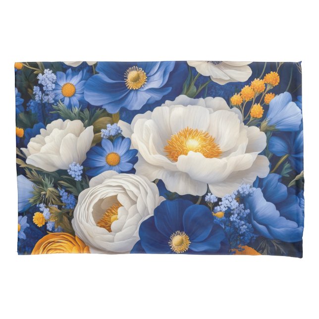 Floral Standard Single Pillowcase Kissenbezug (Vorderseite)