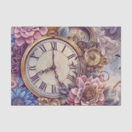 Floral Steampunk Seidenpapier