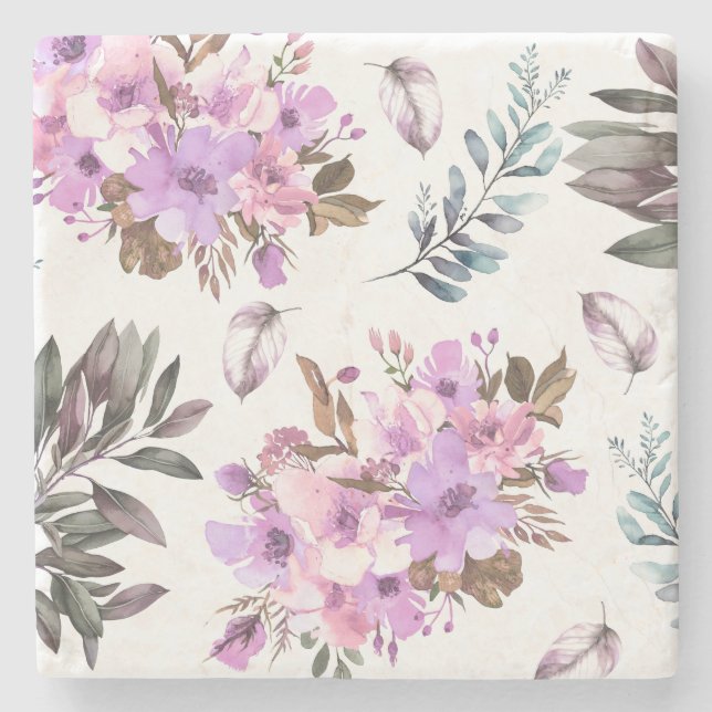 floral steinuntersetzer (Vorderseite)