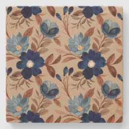 floral steinuntersetzer