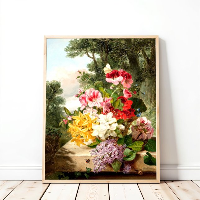 Floral Still Life, John Wainwright Poster (Von Creator hochgeladen)
