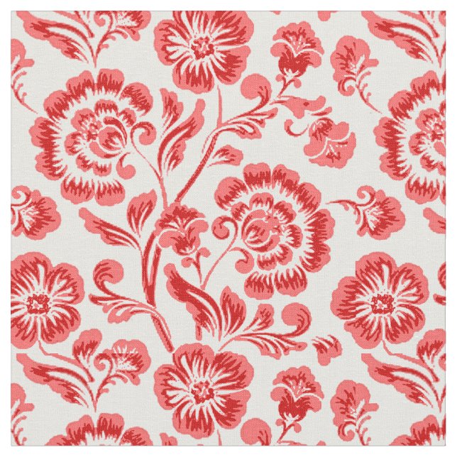 Floral Stoff (Nahaufnahme)