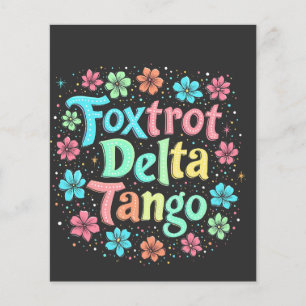 Floral Subtle Anti Trump 8647 Anti Maga Flyer