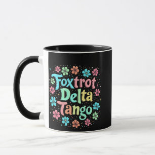 Floral Subtle Anti Trump 8647 Anti Maga Tasse