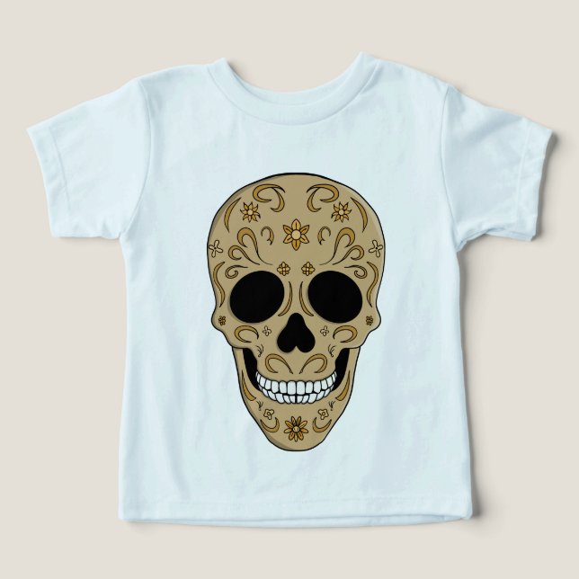 Floral Sugar Skull Dia de los Muertos (Design Vorderseite)