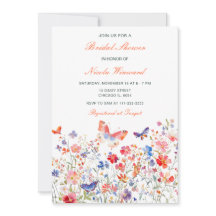 Floral Summer Butterfly-Brautparty