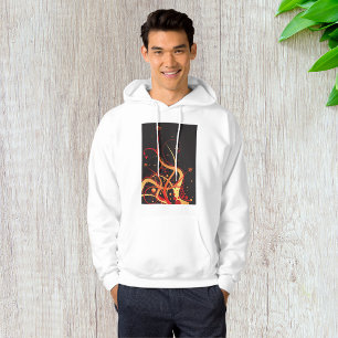 Floral Summer Glow Mens Hoodie