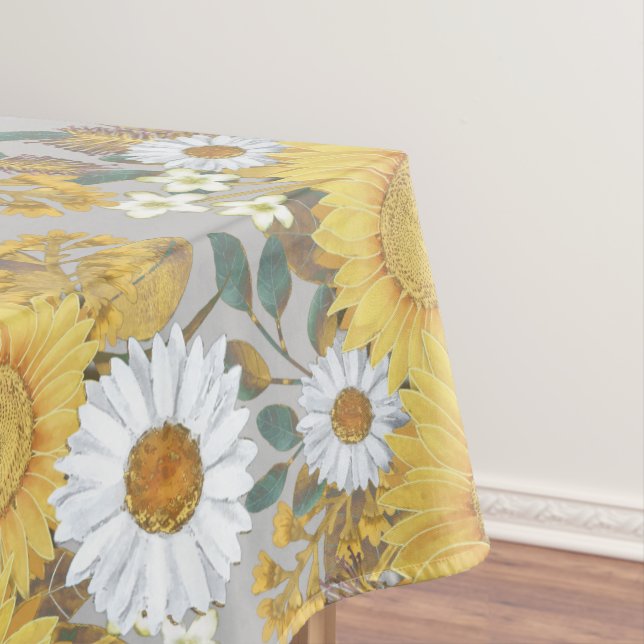 Floral Sunflower Tableclout Tischdecke (Beispiel)