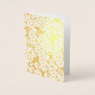 Floral Sunny Folienkarte