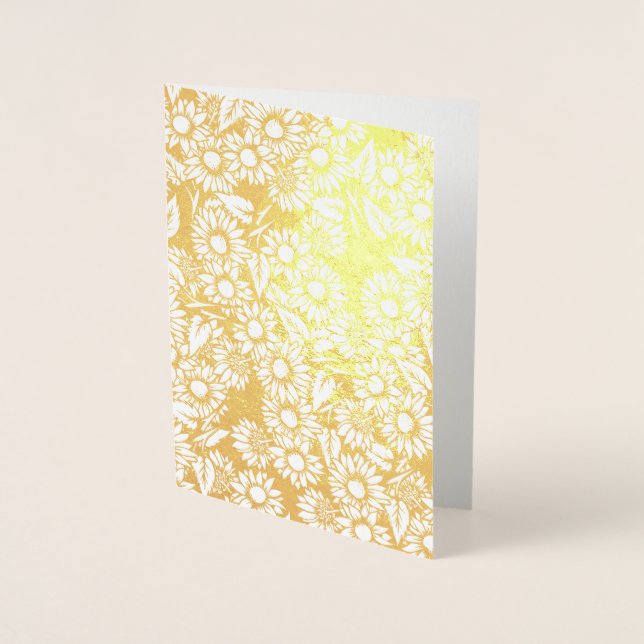 Floral Sunny Folienkarte (Vorderseite)