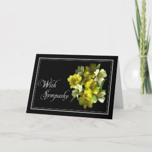 Floral Sympathy/Condolence Card - Customized Karte