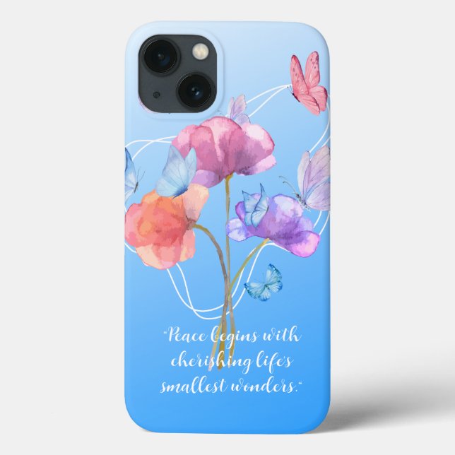Floral Symphony Case-Mate iPhone Hülle (Rückseite)