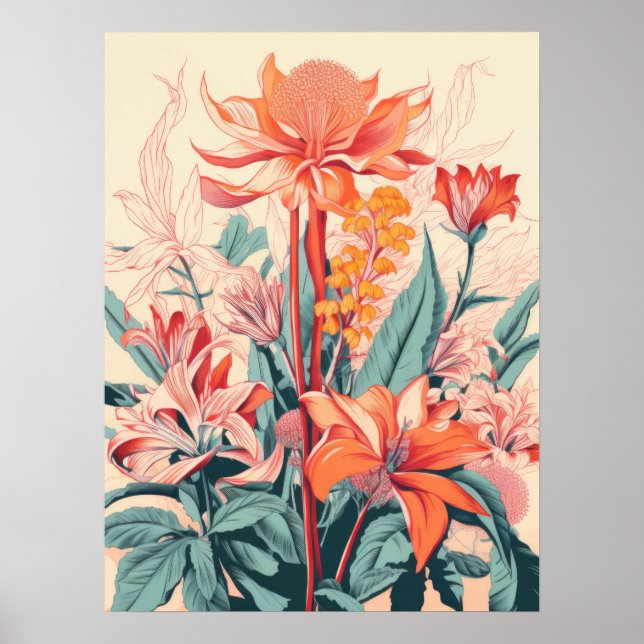 Floral Symphony Poster (Vorne)