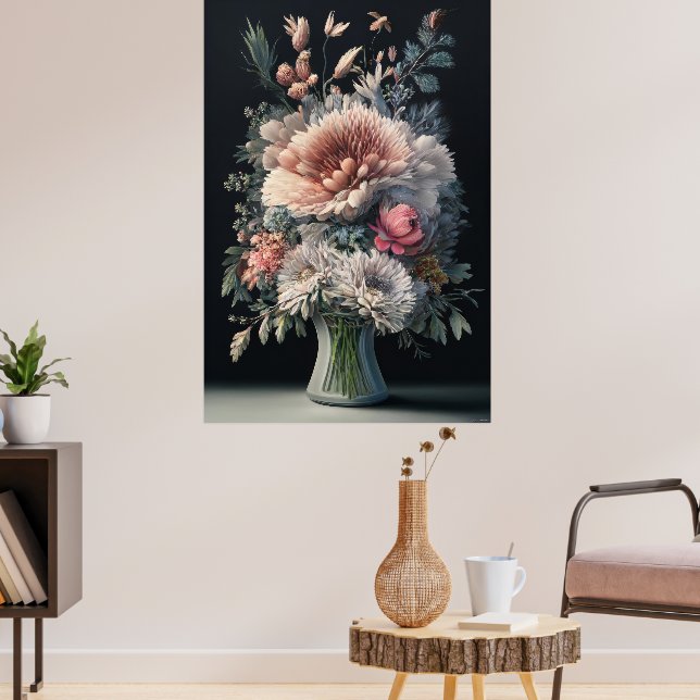 Floral Symphony Poster (Wohnzimmer 3)