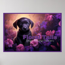 Floral Tails Poster