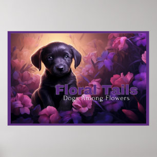 Floral Tails Poster