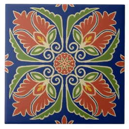 Floral Talavera Tile Fliese