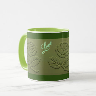 floral tasse