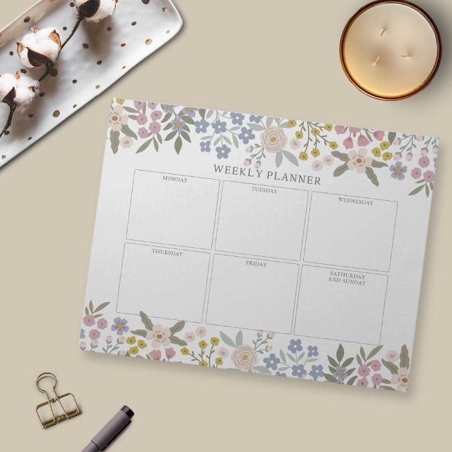 Floral Tearaway Paper Pad Notizblock (Von Creator hochgeladen)