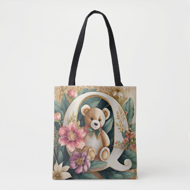 FLoral Teddy Bear Brief Q (Vorderseite)