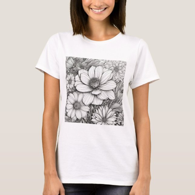Floral Tee Shirt (Vorderseite)