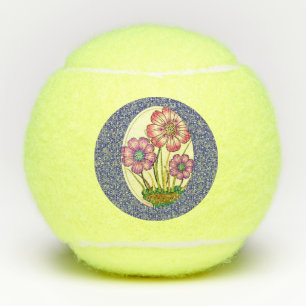 Floral Tennis Ball