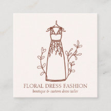 Floral Terracotta Mode Kleid Seamstress Schneider