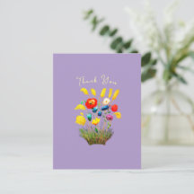 Floral Thank you – Soft Watercolor Vintage