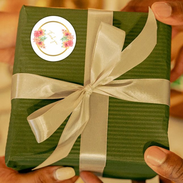 Floral Thank You Stickers (Von Creator hochgeladen)