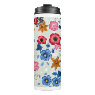 Floral Thermal Tumbler Thermosbecher