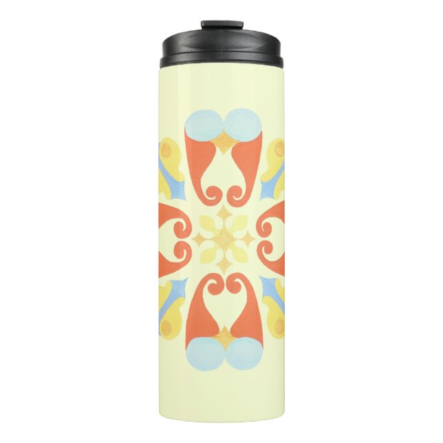 Floral Thermal Tumbler Thermosbecher (Vorderseite)