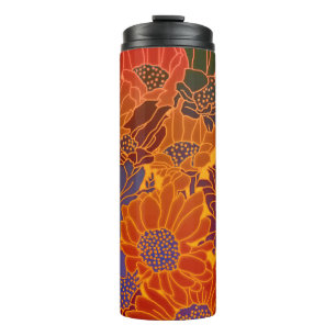 floral thermosbecher