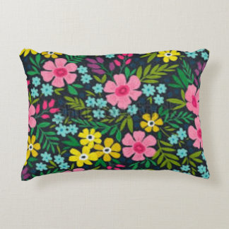 Floral Throw Pillow | Colorful Flower cushion  Dekokissen