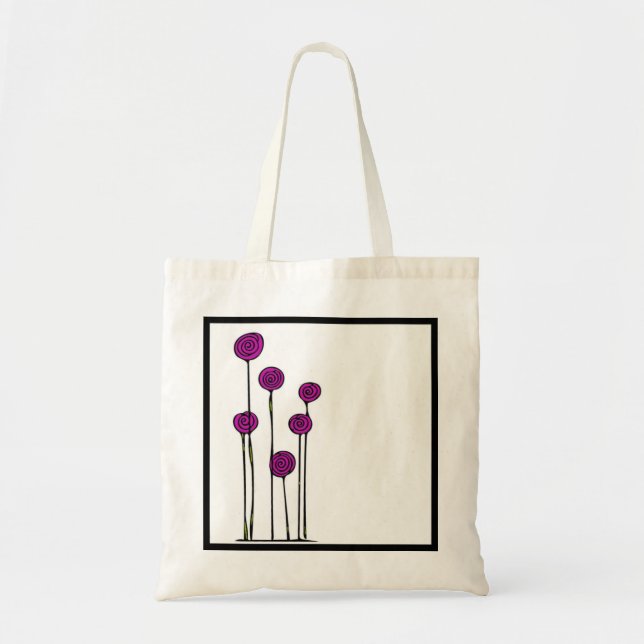 Floral Tote Bag Tragetasche (Vorne)