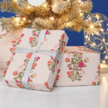 Floral Trendy Elegante Modernes Wrapping Paper